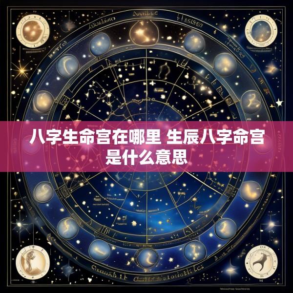 八字生命宫在哪里 生辰八字命宫是什么意思