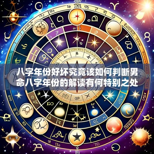 八字年份好坏究竟该如何判断男命八字年份的解读有何特别之处