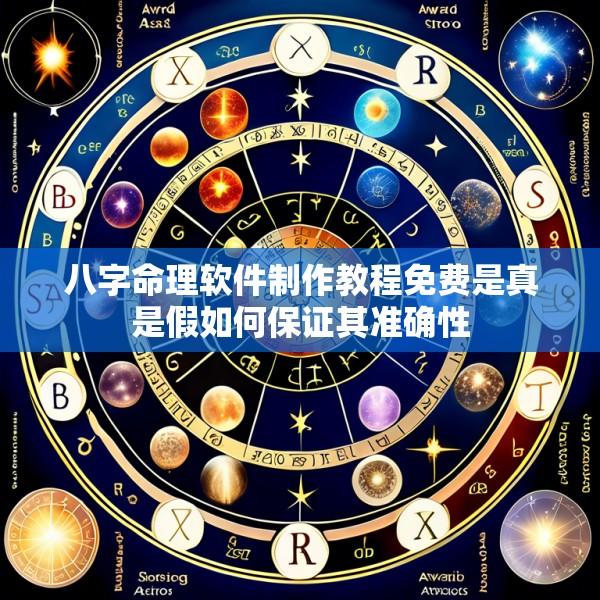 八字命理软件制作教程免费是真是假如何保证其准确性