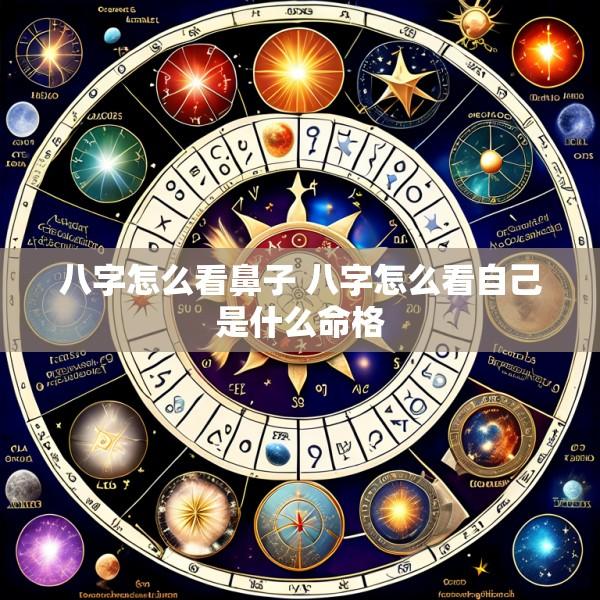 八字怎么看鼻子 八字怎么看自己是什么命格
