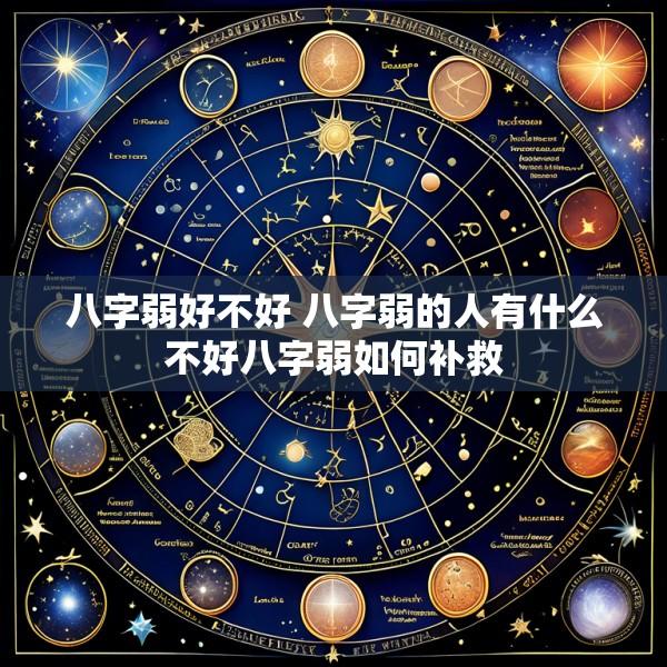 八字弱好不好 八字弱的人有什么不好八字弱如何补救