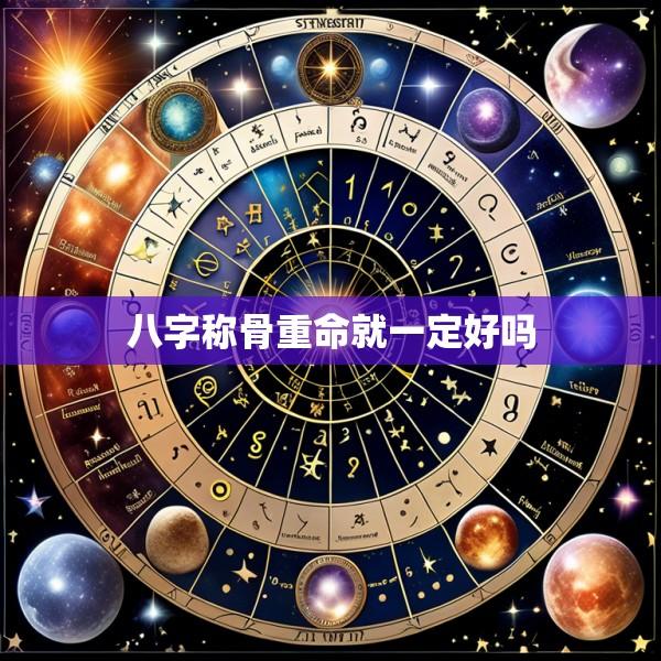 八字称骨重命就一定好吗