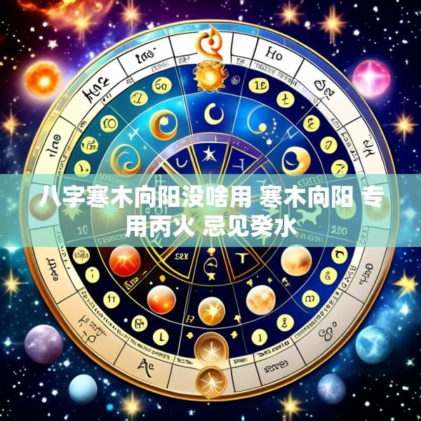 八字寒木向阳没啥用 寒木向阳 专用丙火 忌见癸水