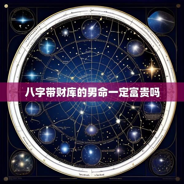 八字带财库的男命一定富贵吗