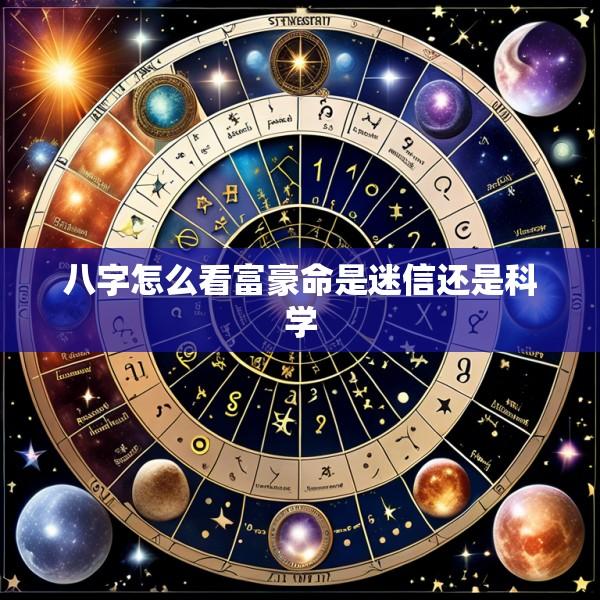 八字怎么看富豪命是迷信还是科学