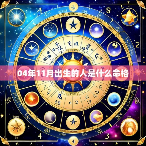 04年11月出生的人是什么命格