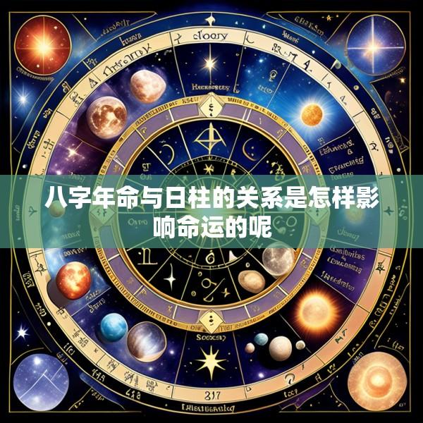 八字年命与日柱的关系是怎样影响命运的呢