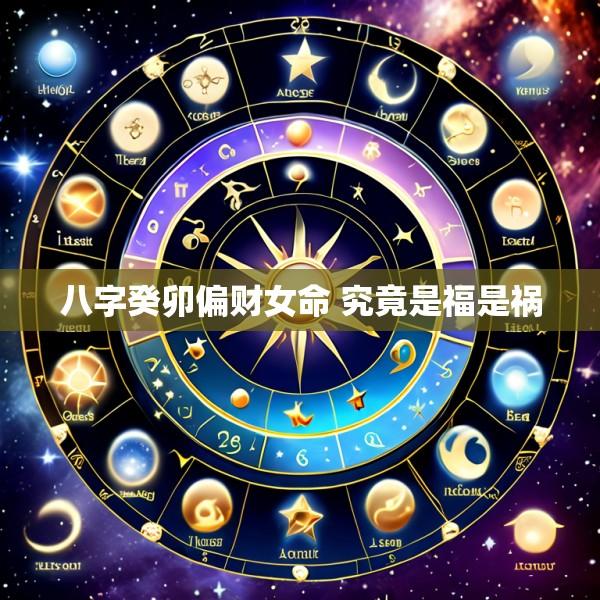八字癸卯偏财女命 究竟是福是祸