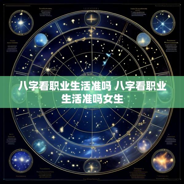八字看职业生活准吗 八字看职业生活准吗女生