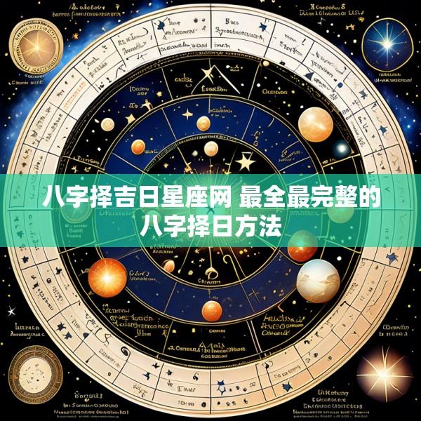 八字择吉日星座网 最全最完整的八字择日方法