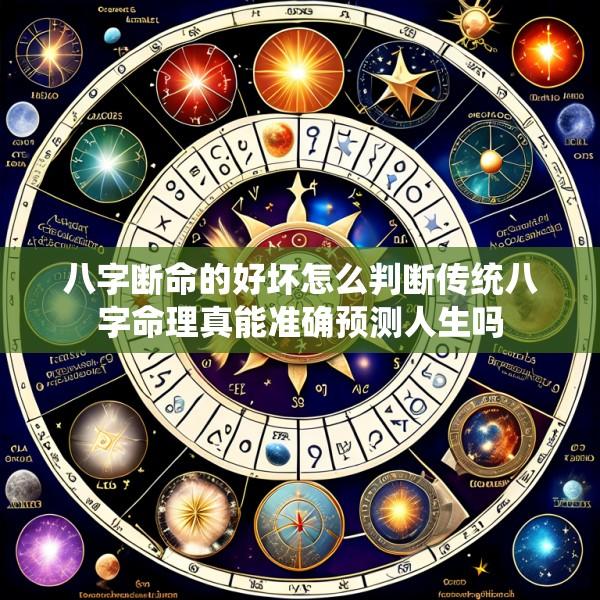 八字断命的好坏怎么判断传统八字命理真能准确预测人生吗