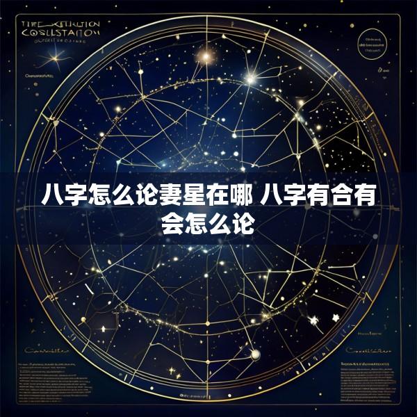 八字怎么论妻星在哪 八字有合有会怎么论