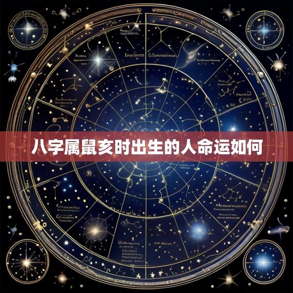 八字属鼠亥时出生的人命运如何