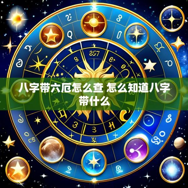 八字带六厄怎么查 怎么知道八字带什么