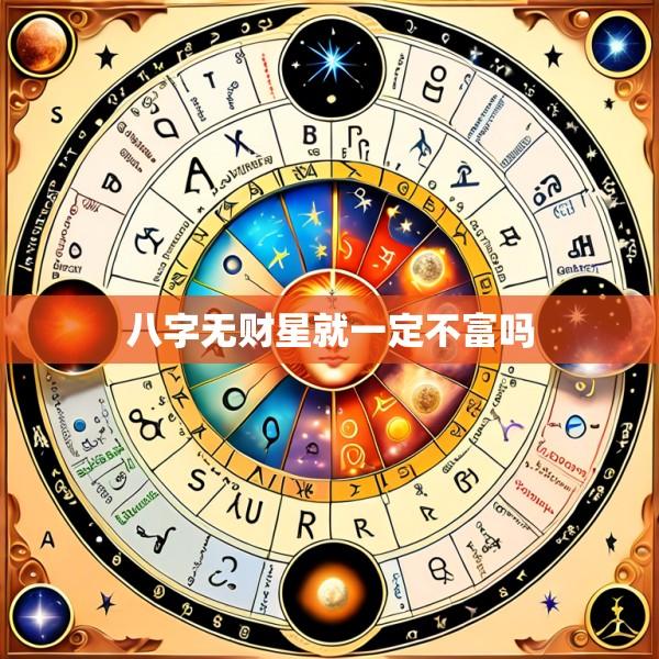 八字无财星就一定不富吗