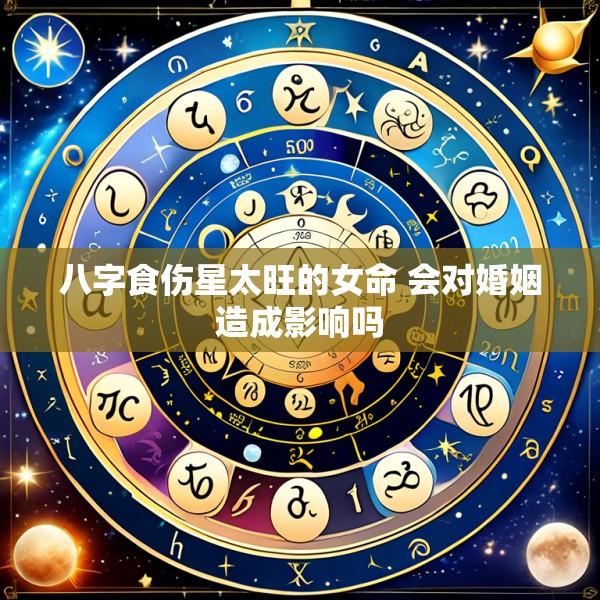 八字食伤星太旺的女命 会对婚姻造成影响吗