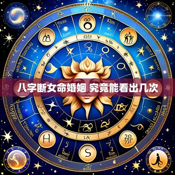 八字断女命婚姻 究竟能看出几次