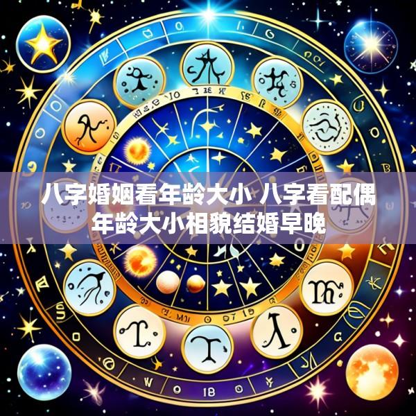 八字婚姻看年龄大小 八字看配偶年龄大小相貌结婚早晚