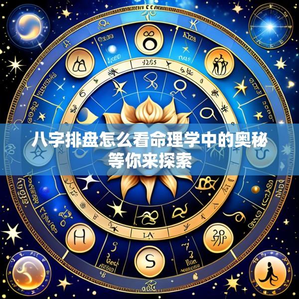 八字排盘怎么看命理学中的奥秘等你来探索