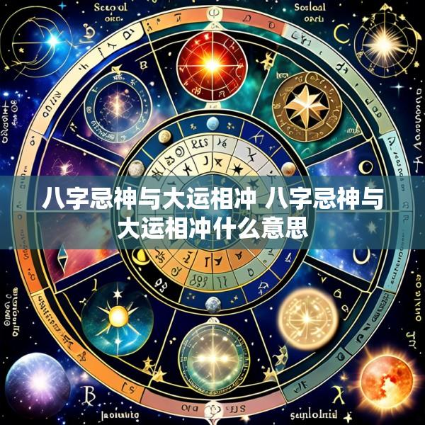 八字忌神与大运相冲 八字忌神与大运相冲什么意思