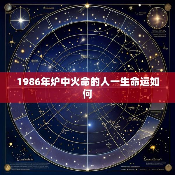 1986年炉中火命的人一生命运如何