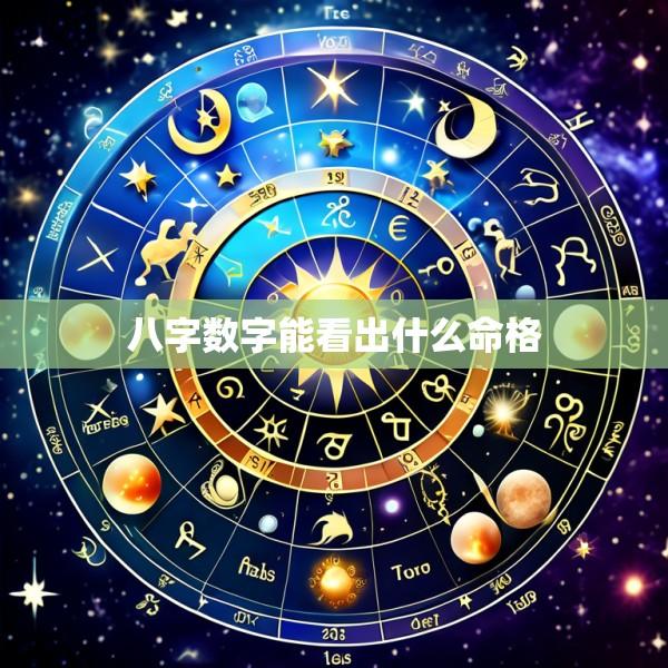 八字数字能看出什么命格