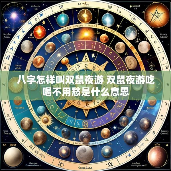 八字怎样叫双鼠夜游 双鼠夜游吃喝不用愁是什么意思