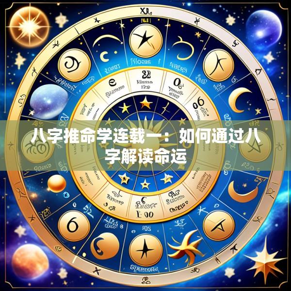 八字推命学连载一：如何通过八字解读命运