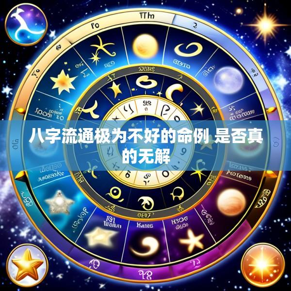 八字流通极为不好的命例 是否真的无解