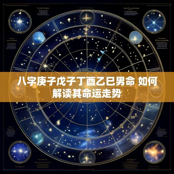 八字庚子戊子丁酉乙巳男命 如何解读其命运走势