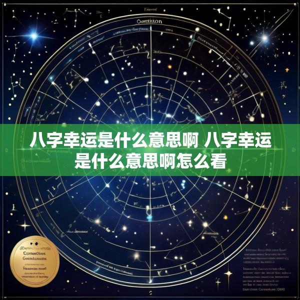 八字幸运是什么意思啊 八字幸运是什么意思啊怎么看