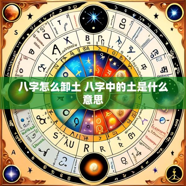 八字怎么卸土 八字中的土是什么意思