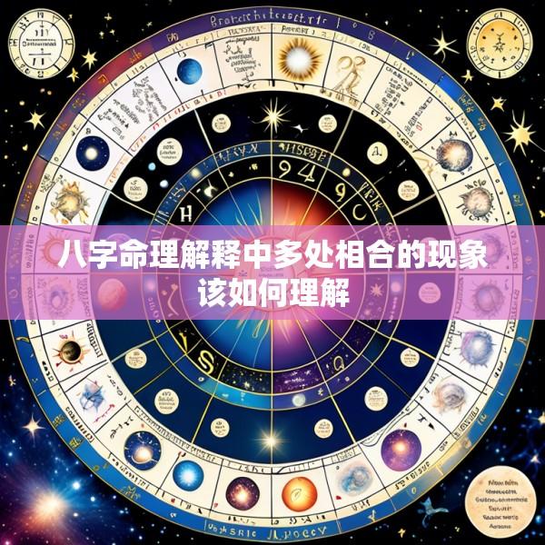 八字命理解释中多处相合的现象该如何理解