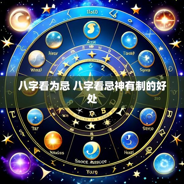 八字看为忌 八字看忌神有制的好处