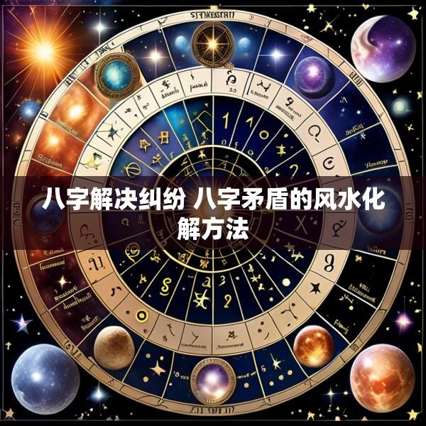 八字解决纠纷 八字矛盾的风水化解方法