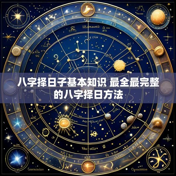 八字择日子基本知识 最全最完整的八字择日方法