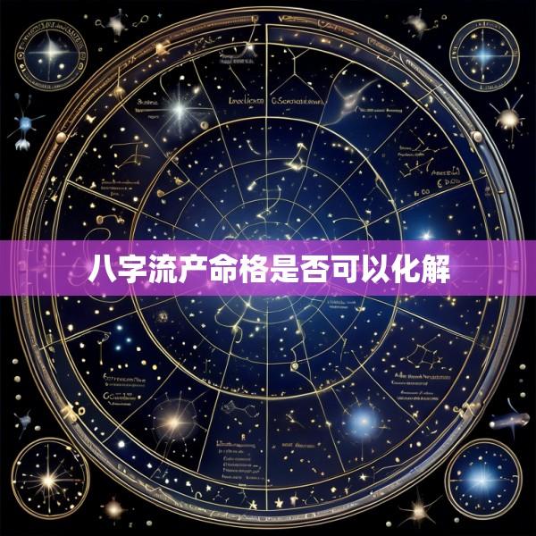 八字流产命格是否可以化解