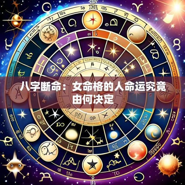 八字断命：女命格的人命运究竟由何决定