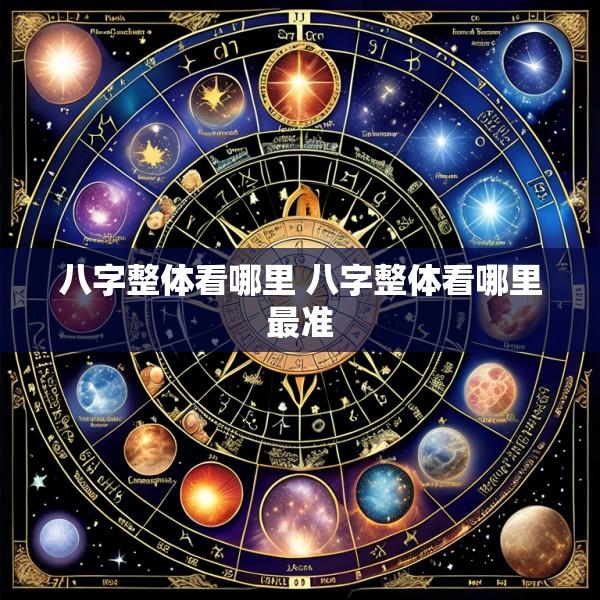 八字整体看哪里 八字整体看哪里最准