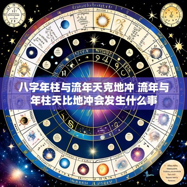 八字年柱与流年天克地冲 流年与年柱天比地冲会发生什么事
