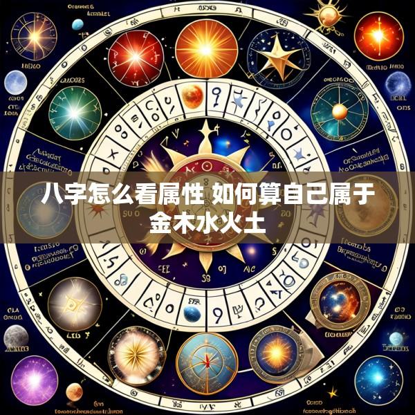 八字怎么看属性 如何算自己属于金木水火土
