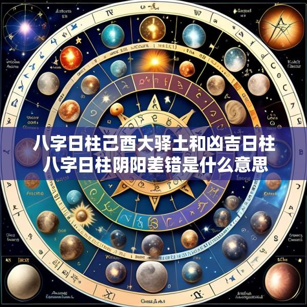 八字日柱己酉大驿土和凶吉日柱 八字日柱阴阳差错是什么意思