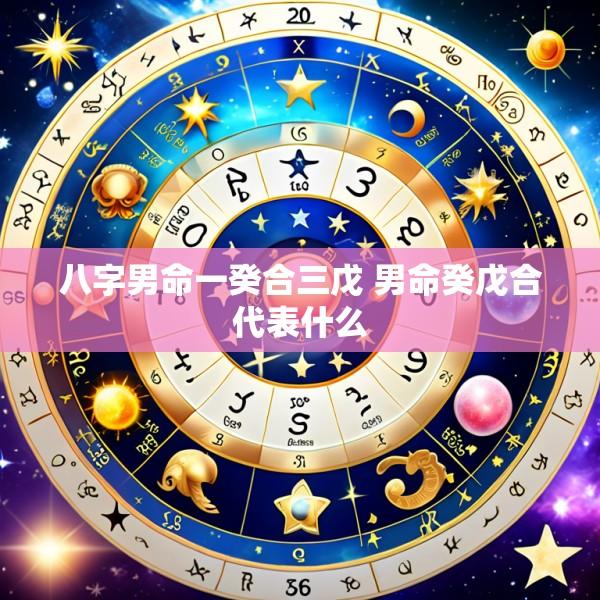 八字男命一癸合三戊 男命癸戊合代表什么