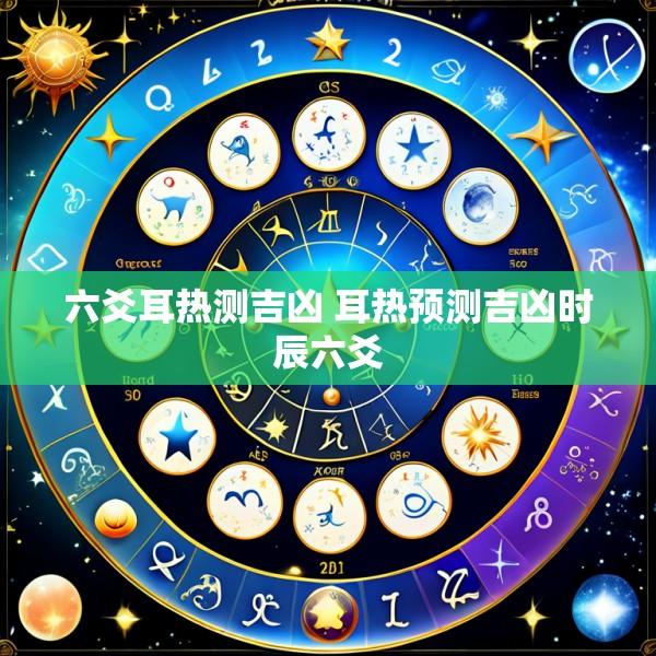 六爻耳热测吉凶 耳热预测吉凶时辰六爻