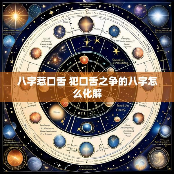 八字惹口舌 犯口舌之争的八字怎么化解
