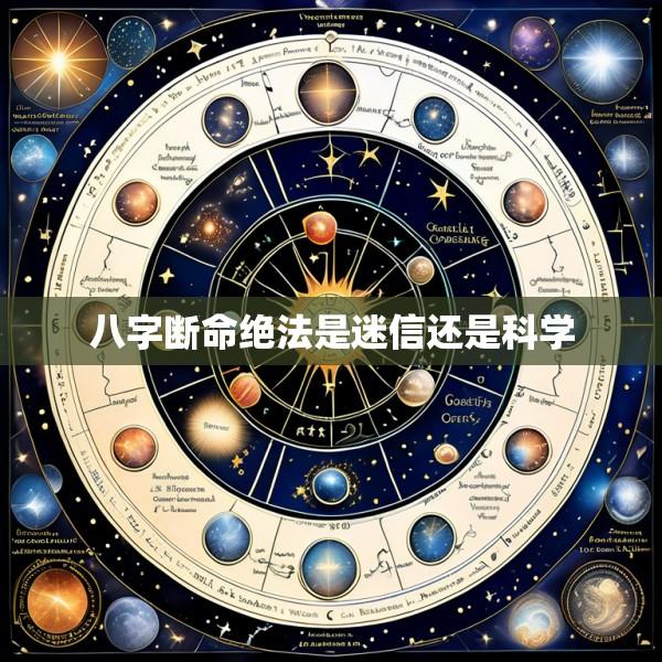 八字断命绝法是迷信还是科学