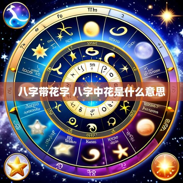 八字带花字 八字中花是什么意思