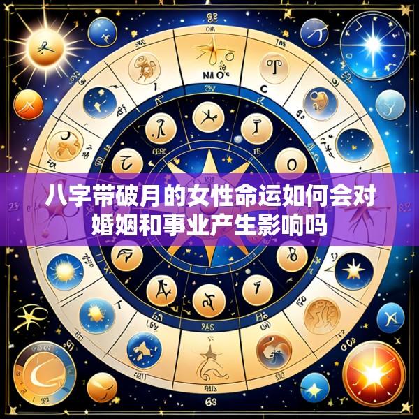八字带破月的女性命运如何会对婚姻和事业产生影响吗
