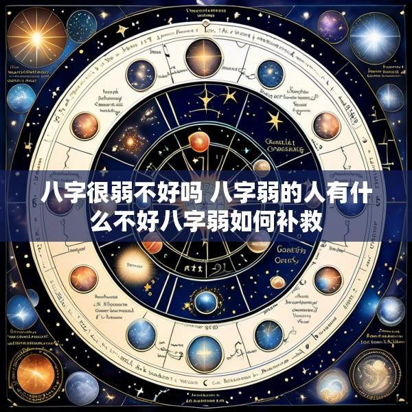八字很弱不好吗 八字弱的人有什么不好八字弱如何补救