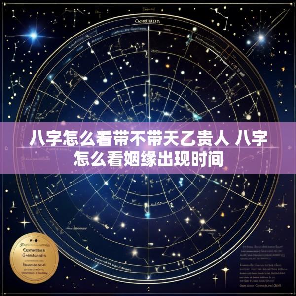 八字怎么看带不带天乙贵人 八字怎么看姻缘出现时间